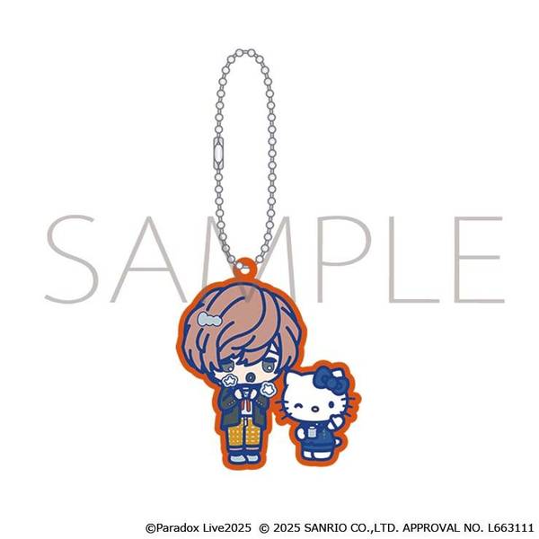 【12月予約】Paradox Live ラバーキーホルダー／闇堂 四季×ハローキティ サンリオキャラクターズ キャラグッズ 4550621053146