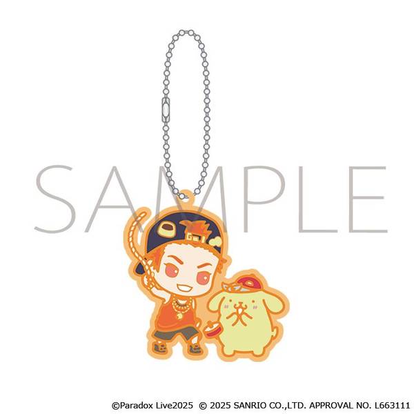 【12月予約】Paradox Live ラバーキーホルダー／伊藤 紗月×ポムポムプリン サンリオキャラクターズ キャラグッズ 4550621053207