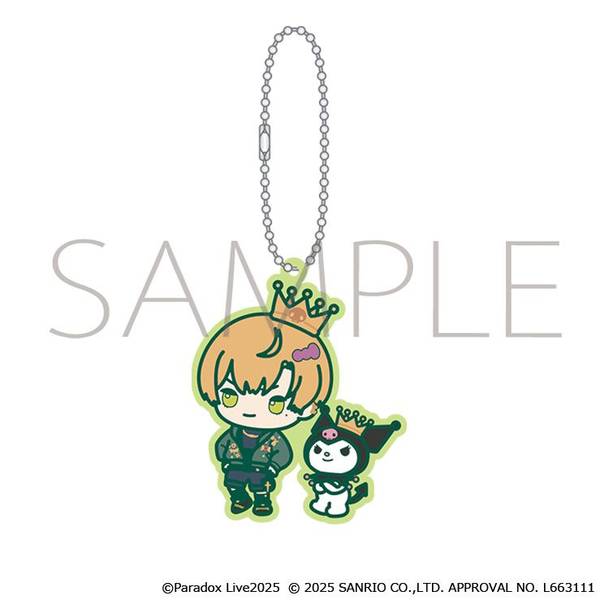 【12月予約】Paradox Live ラバーキーホルダー／燕 東夏×クロミ サンリオキャラクターズ キャラグッズ 4550621053283
