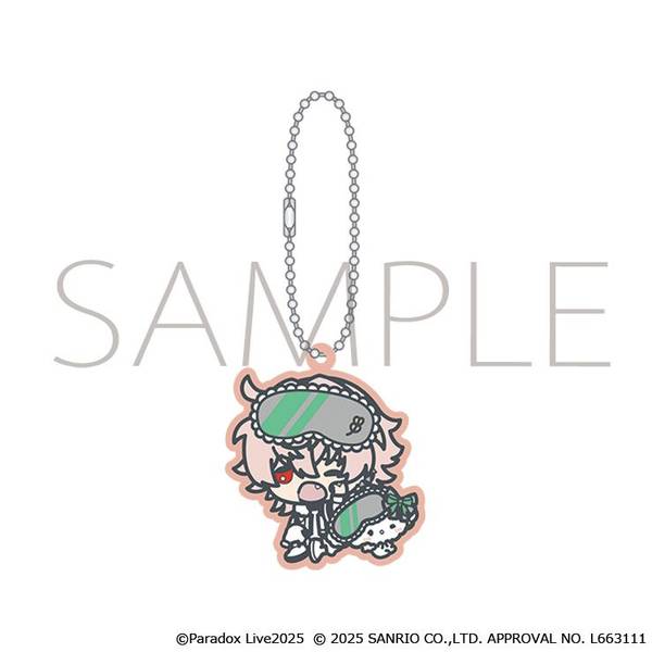 【12月予約】Paradox Live ラバーキーホルダー／ロクタ×こぎみゅん サンリオキャラクターズ キャラグッズ 4550621053320