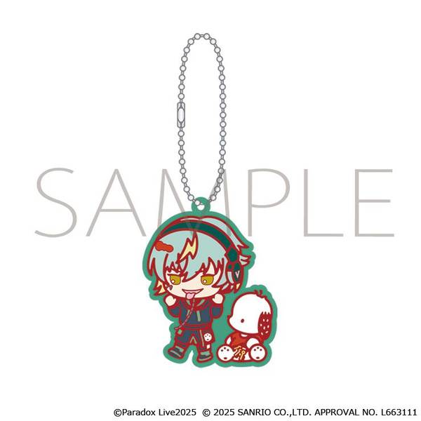 【12月予約】Paradox Live ラバーキーホルダー／御子柴 賢太×ポチャッコ サンリオキャラクターズ キャラグッズ 4550621053368