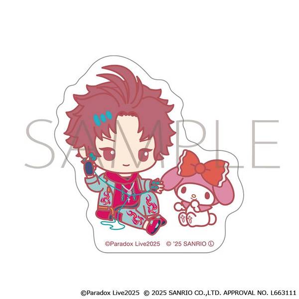 【11月予約】Paradox Live ステッカー／朱雀野 アレン×マイメロディ サンリオキャラクターズ キャラグッズ 4550621053375