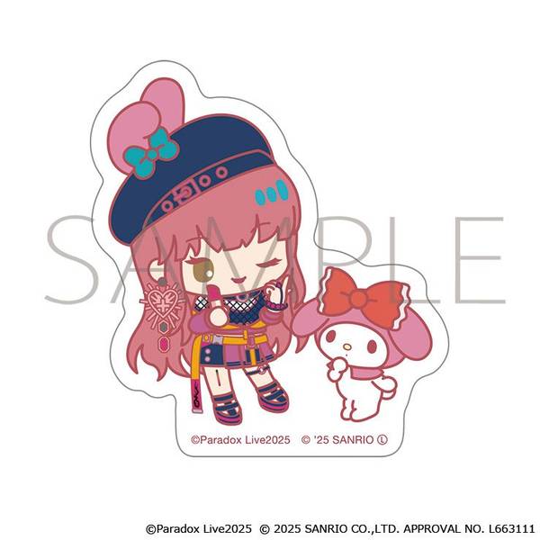 【11月予約】Paradox Live ステッカー／アン・フォークナー×マイメロディ サンリオキャラクターズ キャラグッズ 4550621053399