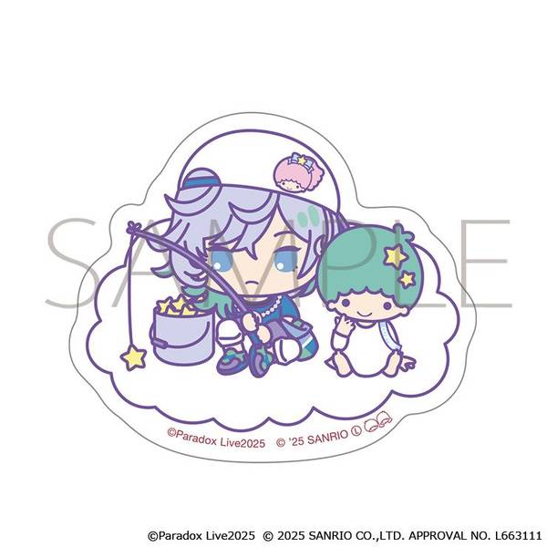【11月予約】Paradox Live ステッカー／矢戸乃上 珂波汰×リトルツインスターズ サンリオキャラクターズ キャラグッズ 4550621053443