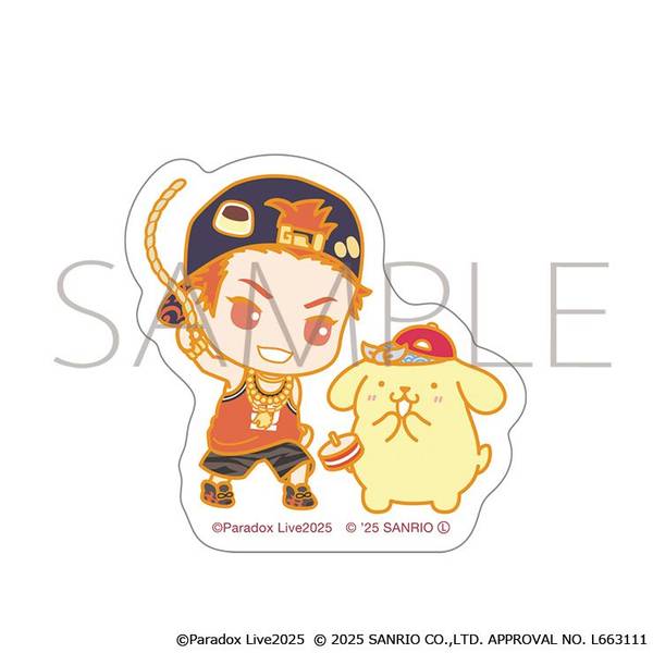 【11月予約】Paradox Live ステッカー／伊藤 紗月×ポムポムプリン サンリオキャラクターズ キャラグッズ 4550621053498