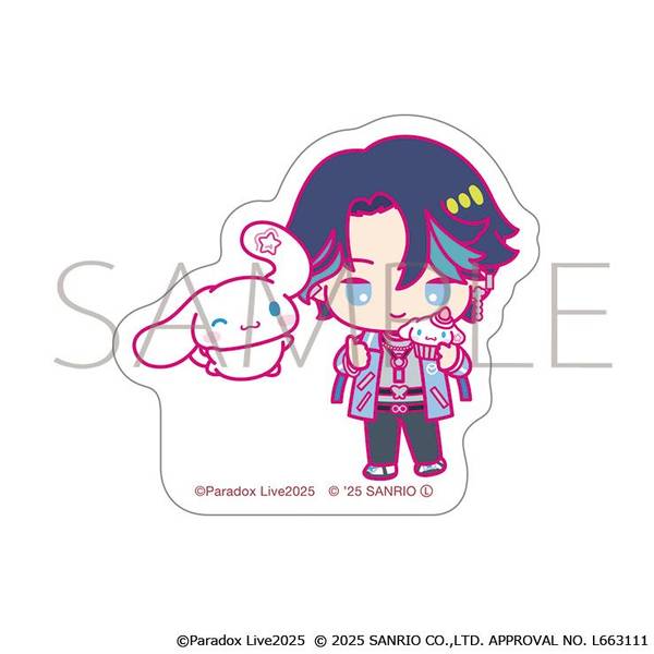【11月予約】Paradox Live ステッカー／大和 憧吾×シナモロール サンリオキャラクターズ キャラグッズ 4550621053535