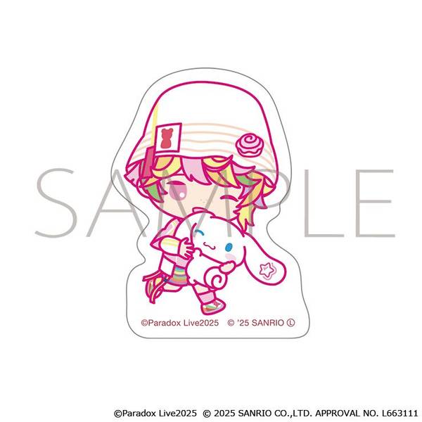 【11月予約】Paradox Live ステッカー／三洲寺 甘太郎×シナモロール サンリオキャラクターズ キャラグッズ 4550621053566