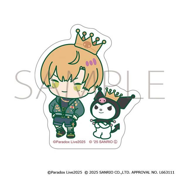 【11月予約】Paradox Live ステッカー／燕 東夏×クロミ サンリオキャラクターズ キャラグッズ 4550621053573