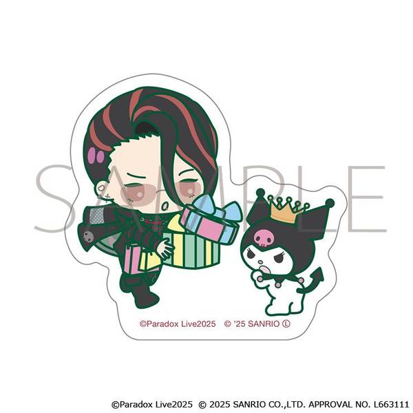 【11月予約】Paradox Live ステッカー／白 忠成×クロミ サンリオキャラクターズ キャラグッズ 4550621053580