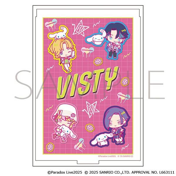 【11月予約】Paradox Live ミラー／VISTY×シナモロール サンリオキャラクターズ キャラグッズ 4550621054006