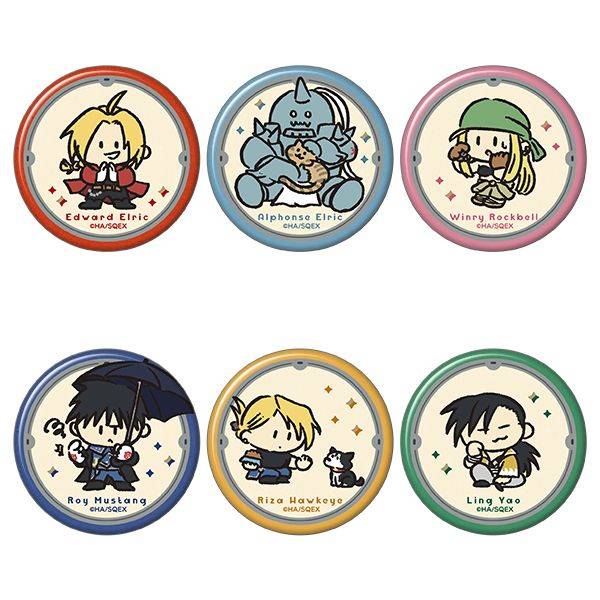【5月予約】鋼の錬金術師 キャラバッジコレクション 6個入BOX キャラグッズ 4550621236662
