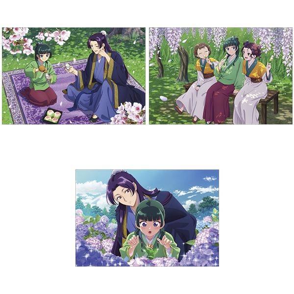 【10月予約】薬屋のひとりごと ポストカードセットvol.3(桜、藤の花、あじさい) キャラグッズ 4550621238475