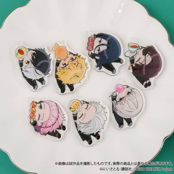 【新品】グレイ ビッグエコー アクリルキーホルダー 5種 コンプリート 非売品 アイドリッシュセブン Third BEAT! アクリルキーホルダー 環