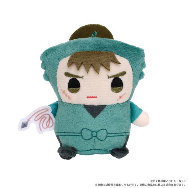 【7月予約】忍たま乱太郎 まめめいと（ぬいぐるみマスコット）／中在家 長次（小物持ちver.) キャラグッズ 4550621255359