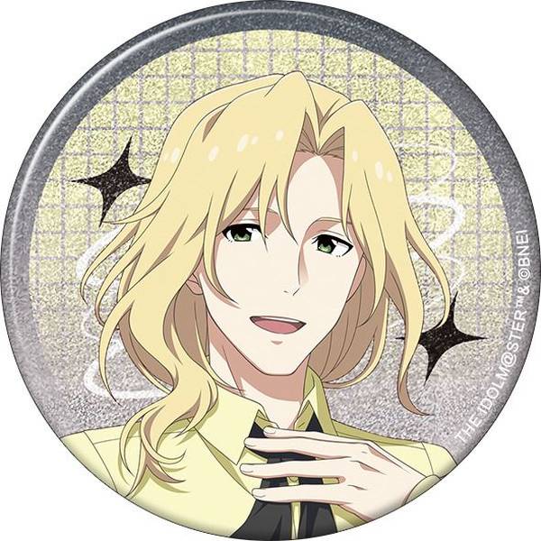 【4月予約】アイドルマスター SideM グリッター缶バッジ／都築圭 Mフェス2025 キャラグッズ 4550621265563