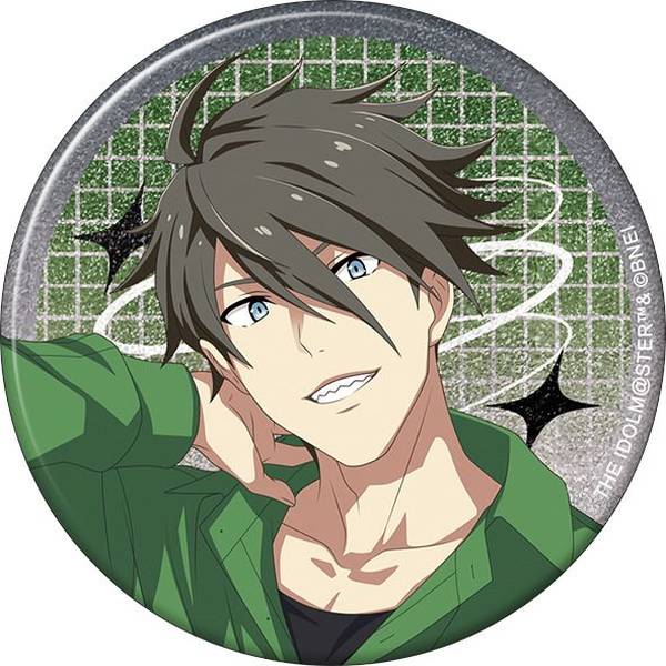 【4月予約】アイドルマスター SideM グリッター缶バッジ／握野英雄 Mフェス2025 キャラグッズ 4550621265600