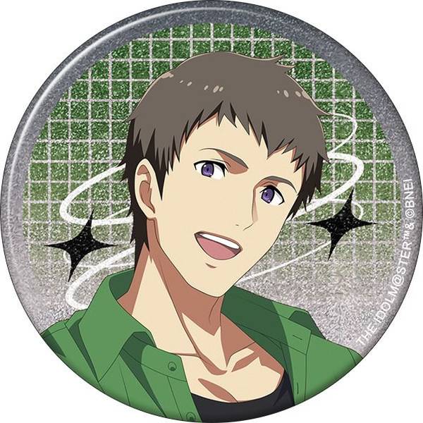【4月予約】アイドルマスター SideM グリッター缶バッジ／信玄誠司 Mフェス2025 キャラグッズ 4550621265624