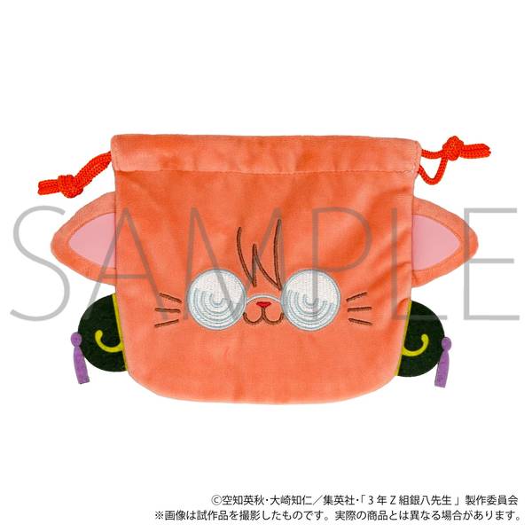入荷now 買えない 3年Z組銀八先生 withCAT お顔巾着／志村新八 | 4550621273421 バッグ