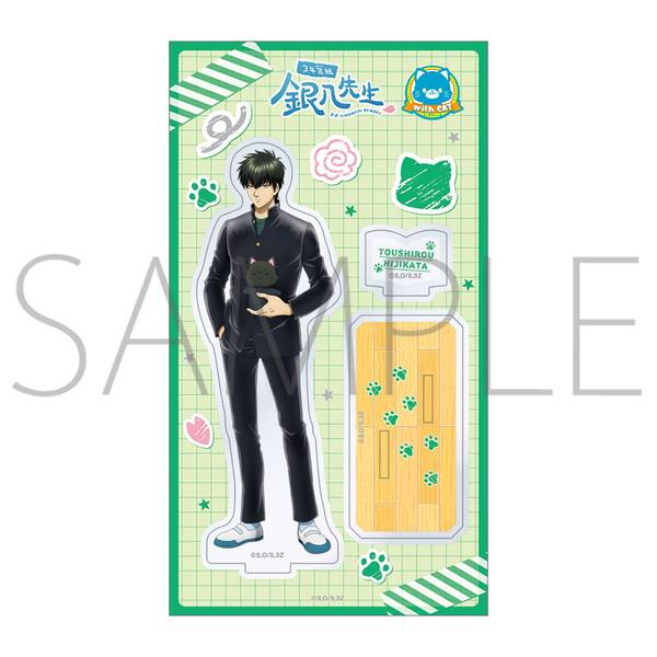  Man - 新品・未使用  Man アクリルスタンド8体セット ○毎日郵送致します○ 3年Z組銀八先生 withCAT アクリルスタンド／坂田銀八