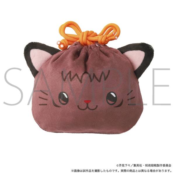 【8月予約】呪術廻戦 第2期 withCAT お顔巾着／虎杖 悠仁 キャラグッズ 4550621281198