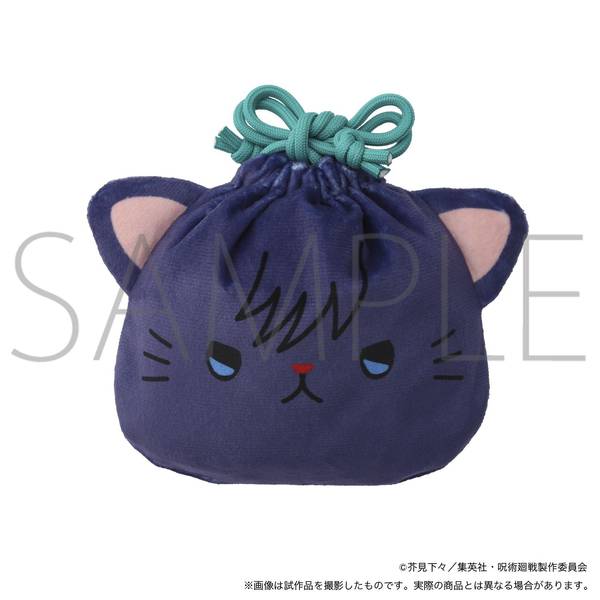 【8月予約】呪術廻戦 第2期 withCAT お顔巾着／伏黒 恵 キャラグッズ 4550621281204