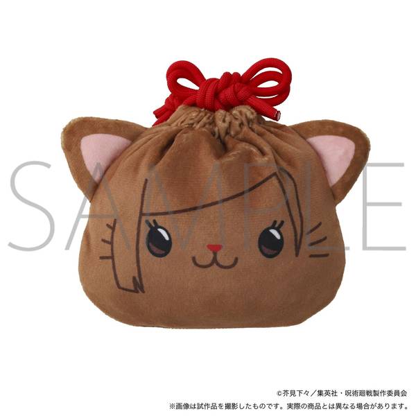 【8月予約】呪術廻戦 第2期 withCAT お顔巾着／釘崎 野薔薇 キャラグッズ 4550621281211
