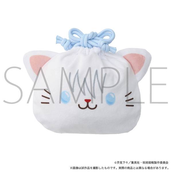 【8月予約】呪術廻戦 第2期 withCAT お顔巾着／五条 悟 キャラグッズ 4550621281235