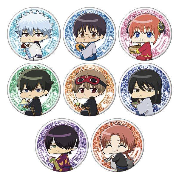 【5月予約】銀魂 キャラバッジコレクション／かぷりっこ ほおばる 8個入BOX キャラグッズ 4550621293139