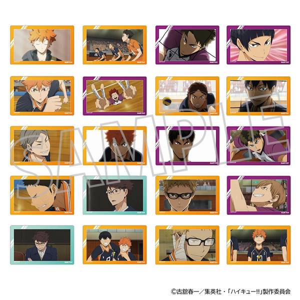 【4月予約】ハイキュー!! メモリアルクリアカードコレクション／vol.3 10個入BOX キャラグッズ 4550621307706