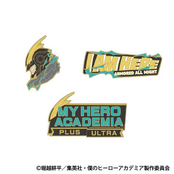 【5月予約】僕のヒーローアカデミア ピンズセット／ARMORED ALL MIGHT キャラグッズ 4550621317613