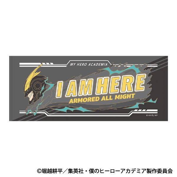 【5月予約】僕のヒーローアカデミア フェイスタオル／ARMORED ALL MIGHT キャラグッズ 4550621317651
