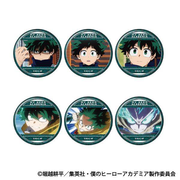 【6月予約】僕のヒーローアカデミア 緑谷 出久がいっぱいキャラバッジコレクション 6個入BOX キャラグッズ 4550621317675