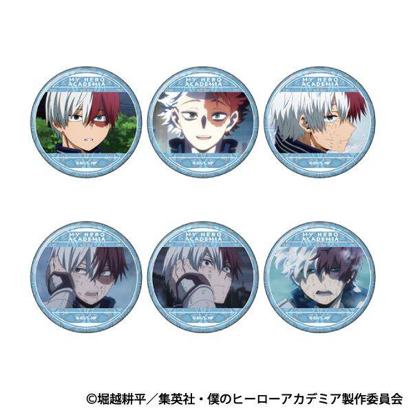 【6月予約】僕のヒーローアカデミア 轟 焦凍がいっぱいキャラバッジコレクション 6個入BOX キャラグッズ 4550621317705