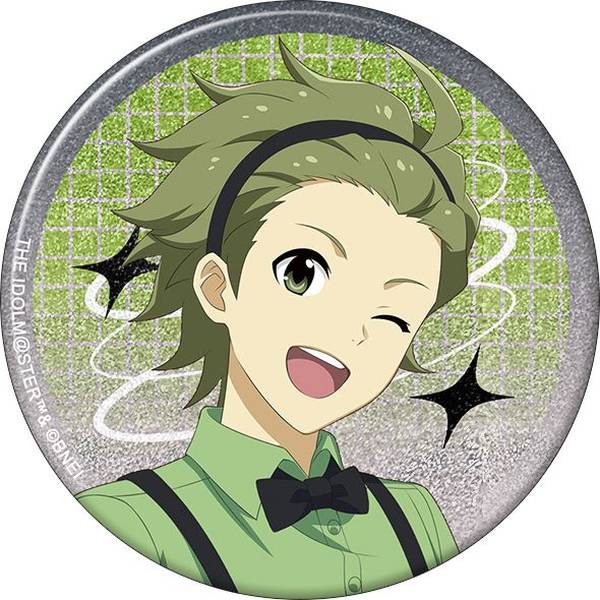 【8月予約】アイドルマスター SideM グリッター缶バッジ／御手洗翔太 サマーマーケット キャラグッズ 4550621347207