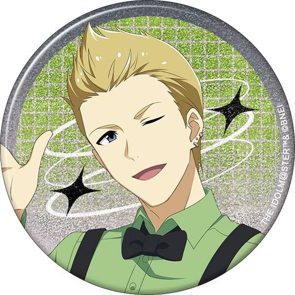 【8月予約】アイドルマスター SideM グリッター缶バッジ／伊集院北斗 サマーマーケット キャラグッズ 4550621347214