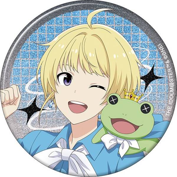【8月予約】アイドルマスター SideM グリッター缶バッジ／ピエール サマーマーケット キャラグッズ 4550621347238