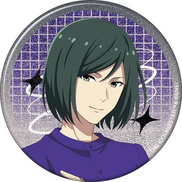 【8月予約】アイドルマスター SideM グリッター缶バッジ／清澄九郎 サマーマーケット キャラグッズ 4550621347276