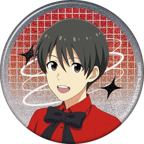 【8月予約】アイドルマスター SideM グリッター缶バッジ／冬美旬 サマーマーケット キャラグッズ 4550621347290