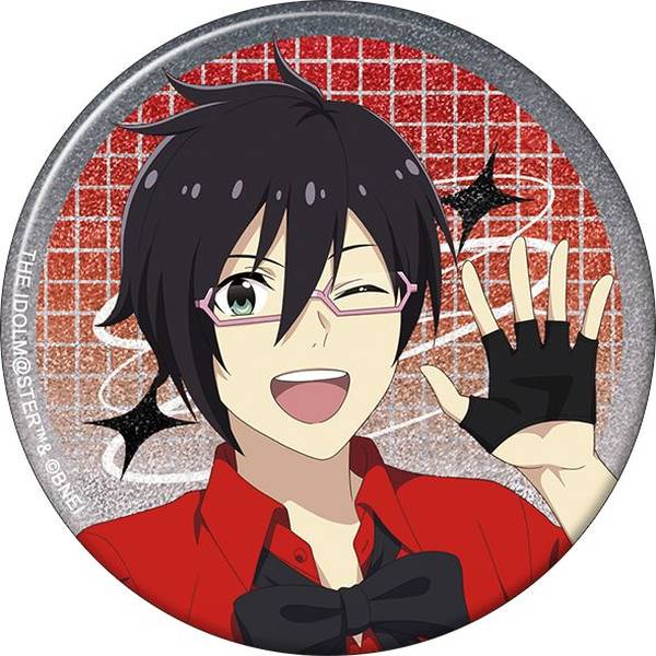 【8月予約】アイドルマスター SideM グリッター缶バッジ／伊瀬谷四季 サマーマーケット キャラグッズ 4550621347320