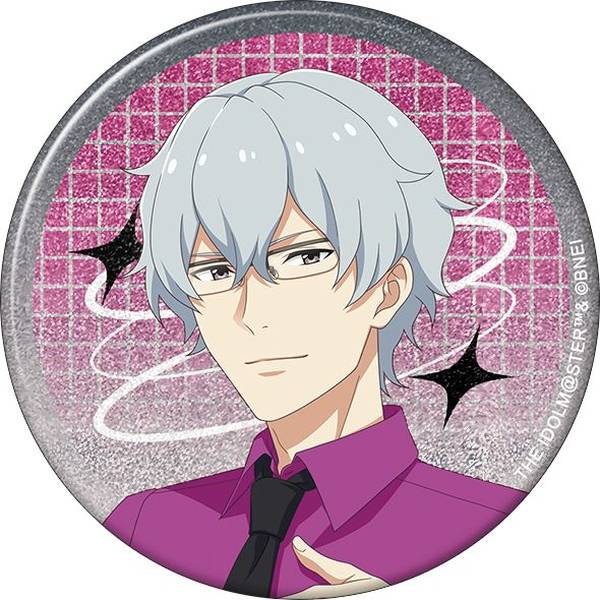 【8月予約】アイドルマスター SideM グリッター缶バッジ／硲道夫 サマーマーケット キャラグッズ 4550621347412