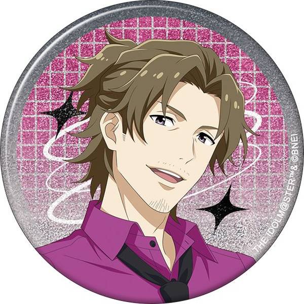 【8月予約】アイドルマスター SideM グリッター缶バッジ／山下次郎 サマーマーケット キャラグッズ 4550621347436