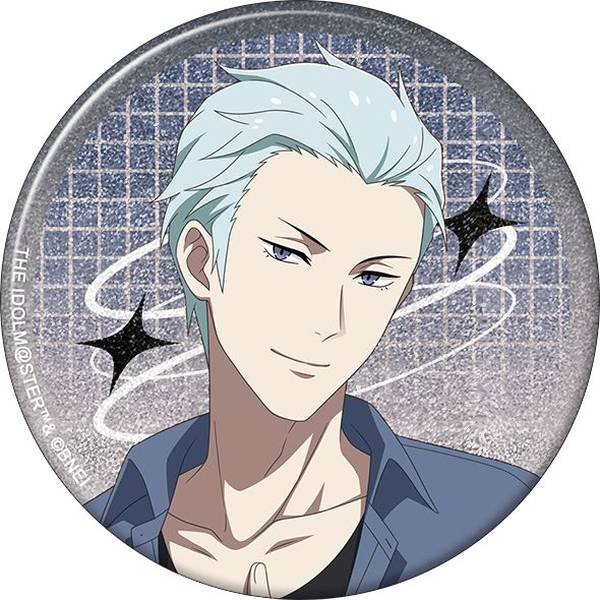 【8月予約】アイドルマスター SideM グリッター缶バッジ／葛之葉雨彦 サマーマーケット キャラグッズ 4550621347474