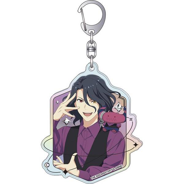 【8月予約】アイドルマスター SideM ホログラムアクリルキーホルダー／アスラン＝ベルゼビュートII世 サマーマーケット キャラグッズ 4550621347696
