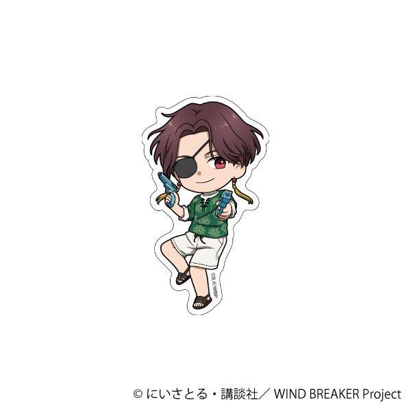 【7月予約】WIND BREAKER ステッカー／蘇枋 隼飛 キャラグッズ 4550621349133