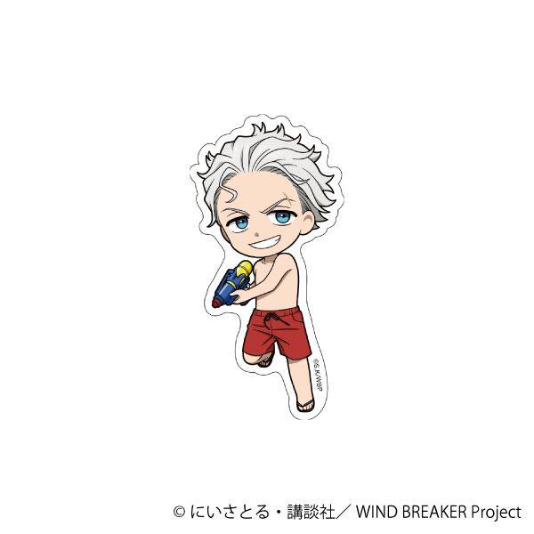 【7月予約】WIND BREAKER ステッカー／梅宮 一 キャラグッズ 4550621349140
