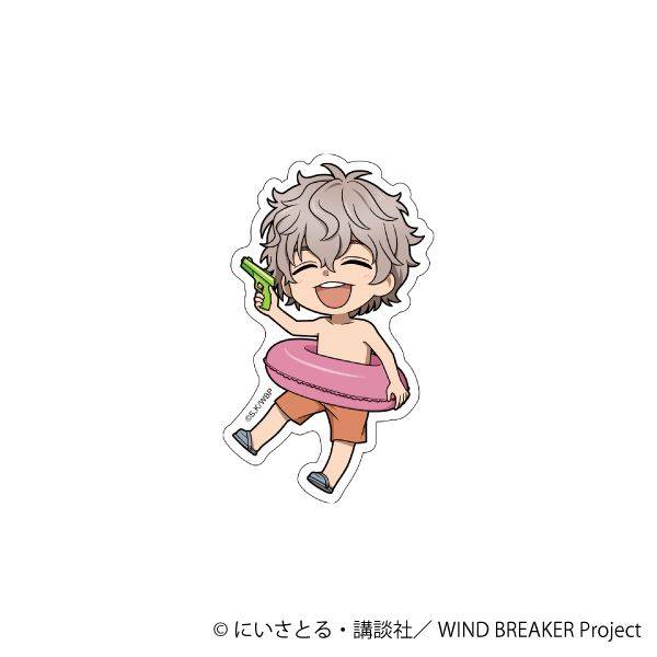【7月予約】WIND BREAKER ステッカー／兎耳山 丁子 キャラグッズ 4550621349164