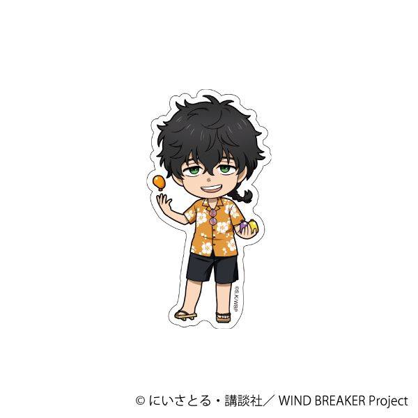 【7月予約】WIND BREAKER ステッカー／十亀 条 キャラグッズ 4550621349171