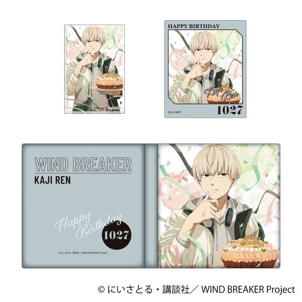【9月予約】WIND BREAKER メモリアルブック型スタンド／梶 蓮 キャラグッズ 4550621349256