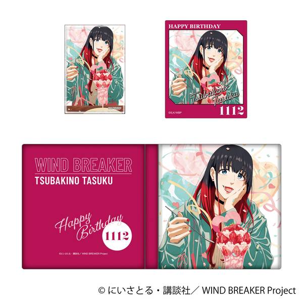 【9月予約】WIND BREAKER メモリアルブック型スタンド／椿野 佑 キャラグッズ 4550621349287