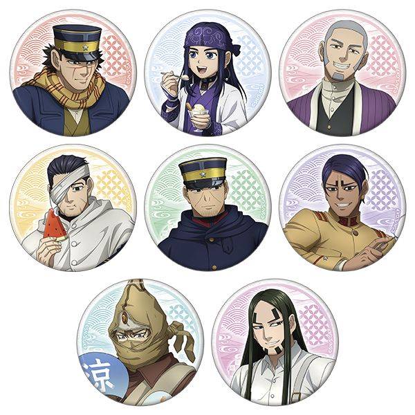 【7月予約】ゴールデンカムイキャラバッジコレクション 8個入BOX キャラグッズ 4550621349799
